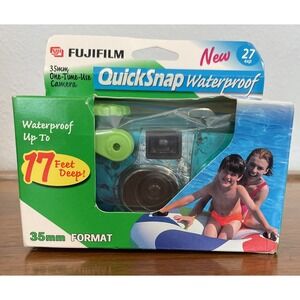 Vintage Fujifilm‎ 35mm FILM - QuickSnap Waterproof Single Use underwater